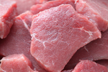 Raw filet beef steaks