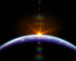 Sunrise In Space