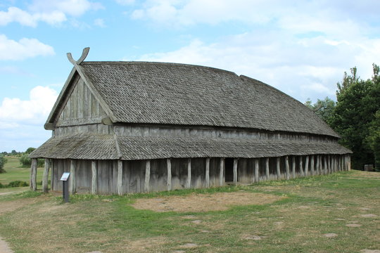 Rekonstruiertes Wikinger Langhaus