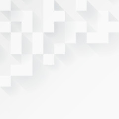 Fototapeta premium White geometry vector background.