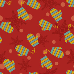seamless pattern winter