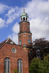 Fototapeta premium Evang. Ref. Kirche in LEER ( Ostfriesland )