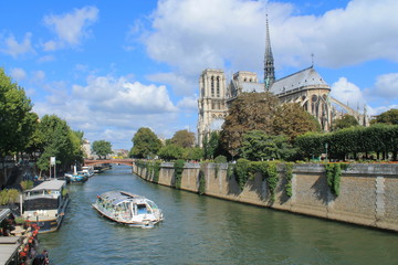 Cathédrale Notre Dame à Paris, France