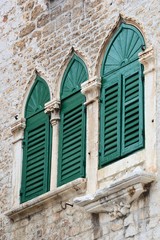 Venezianische Fenster in Sibenik