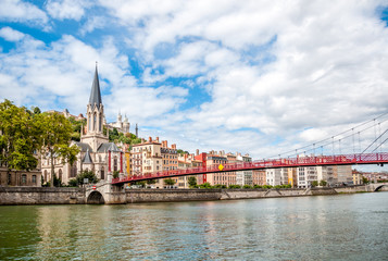 Fototapeta premium Rives de Saône