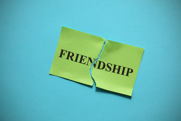 Friendship breakdown