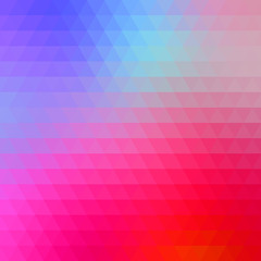 Multicolor Abstract Background Consisting of Triangles