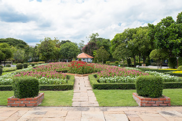 pathway at park, garden in Thailand
