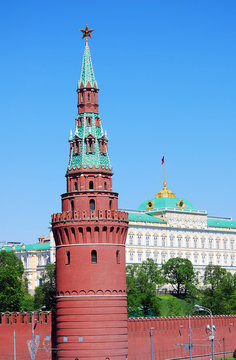 The Moscow Kremlin. UNESCO World Heritage Site.