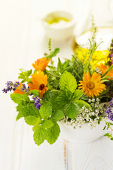 Bouquet of fresh herbs