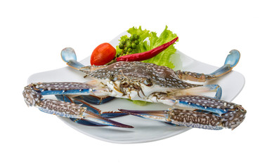 Raw blue crab
