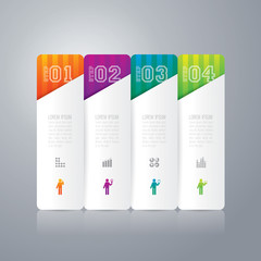 Infographics vector design template.