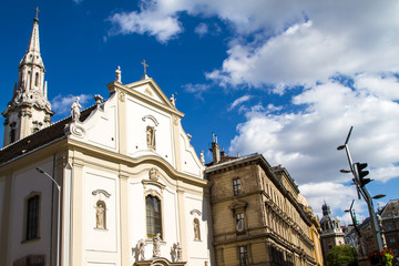 Facades in Budapest