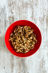Walnuts in a bowl