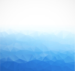 Abstract Triangle  Blue  Background