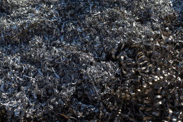 Metal chips background