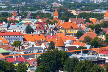 Fototapeta na wymiar Old Town in Tallinn