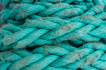 ship ropes sack as black and white color