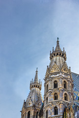 Fototapeta na wymiar Vienna religious edifice landmark Saint Stephan Cathedral