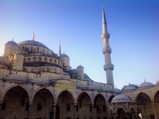 Fototapeta na wymiar blue mosque in Istanbul