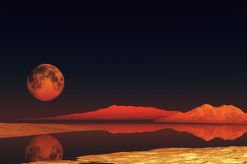 Red moon