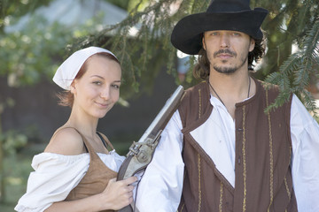 médiéval couple