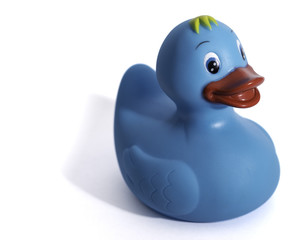 Blue Rubber Duck Angle Shadow