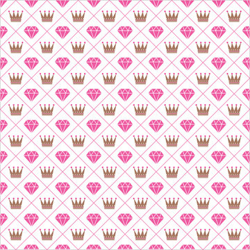 princess and kingdom seamless