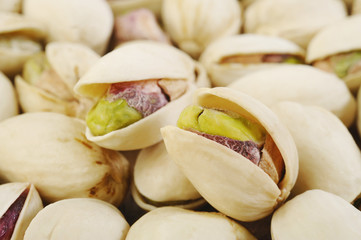 Pistachios background