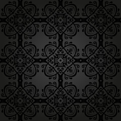 Orient Seamless Vector Pattern. Abstract Background