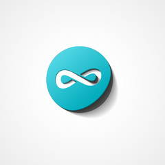Abstract Infinity web icon