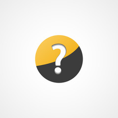 Question mark web icon