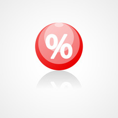 Percentage  web icon