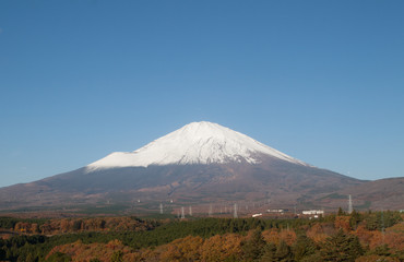 view fuji mountain see from hotel