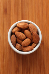 Almonds in a bowl