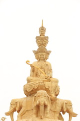 Buddha statue on top of emei mountain