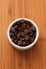 Coffee beans in a bowl