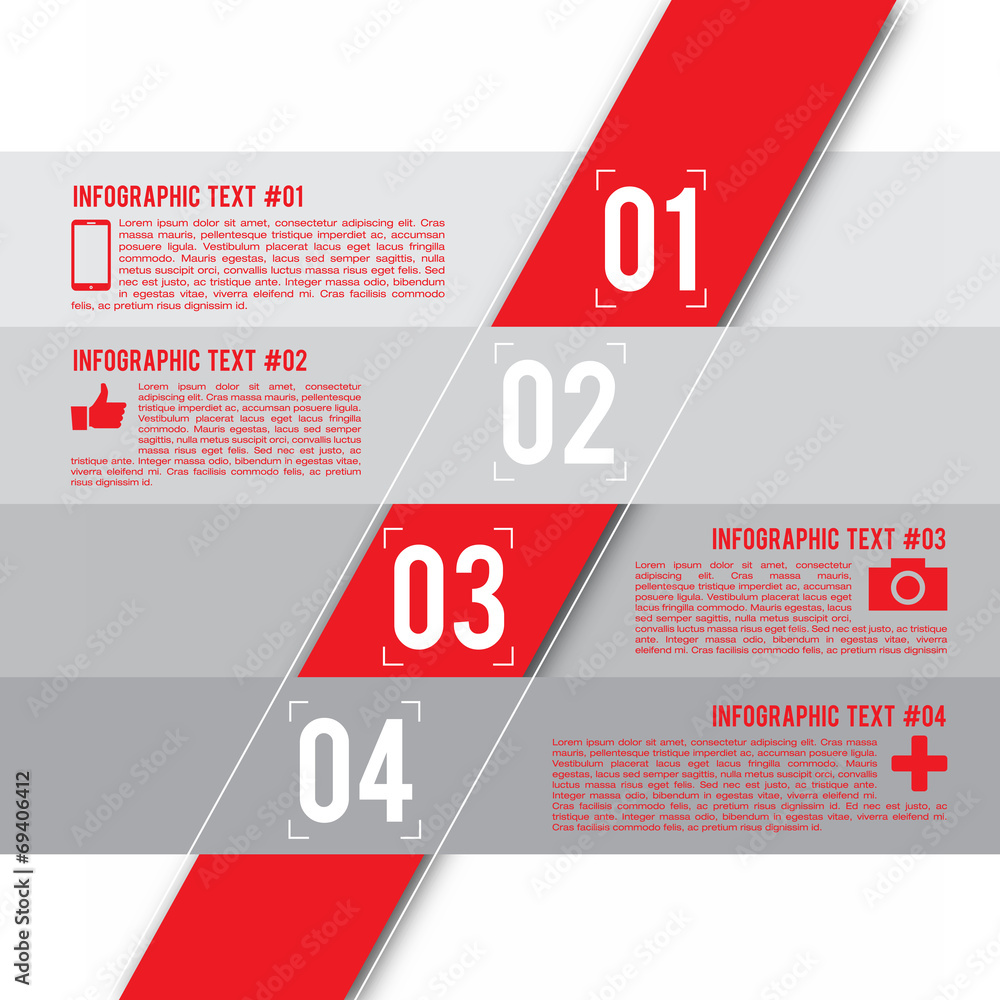 Poster modern design layout | infographic elements | eps10 vector template