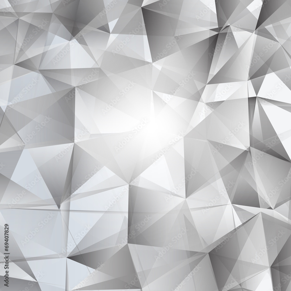 Poster black and white abstract triangles vector background | eps10 business layout