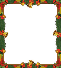 Christmas cartoon frame