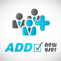 picto homme d'affaires : add new user