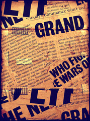 Fototapeta premium New paper headlines