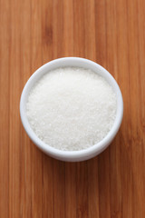 Sugar in a bowl