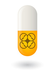 Pill with a drone