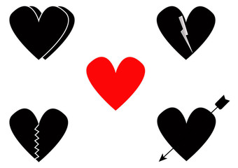 Heart Icon Set