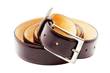 belt twisted into a ring