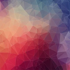 Poster Abstract square polygonal background. © igor_shmel