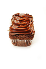 A Tempting High Calories Frosted Chocolate Brownie