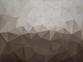 Foto auf Alu-Dibond Abstract brown polygonal background © igor_shmel
