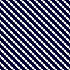Navy Blue and White Striped Pattern Repeat Background
